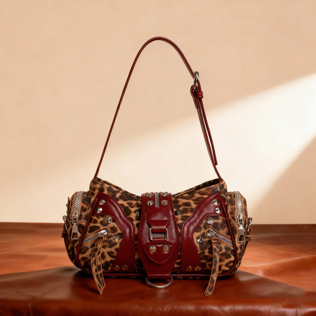 Luxury Leather Crossbody Diaper Bag | Large Capacity Women Crossbody Diaper Bag QXL