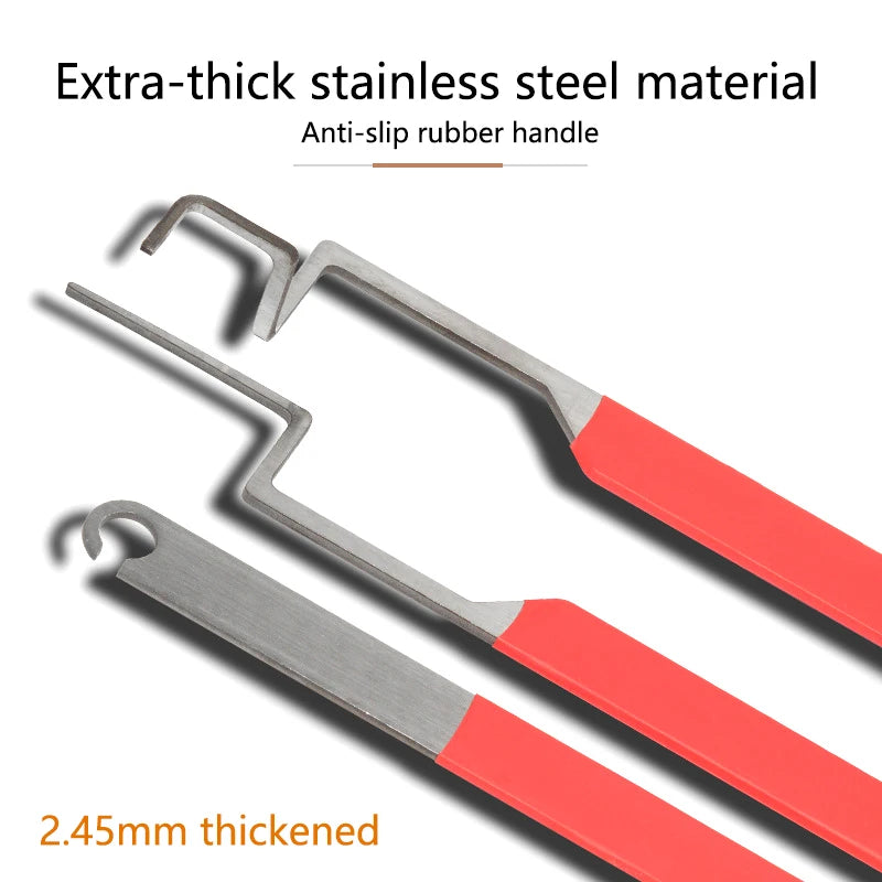 3-Piece Stainless Steel Casement Window Unlocking Tool Set Window Unlocking Tool QXL