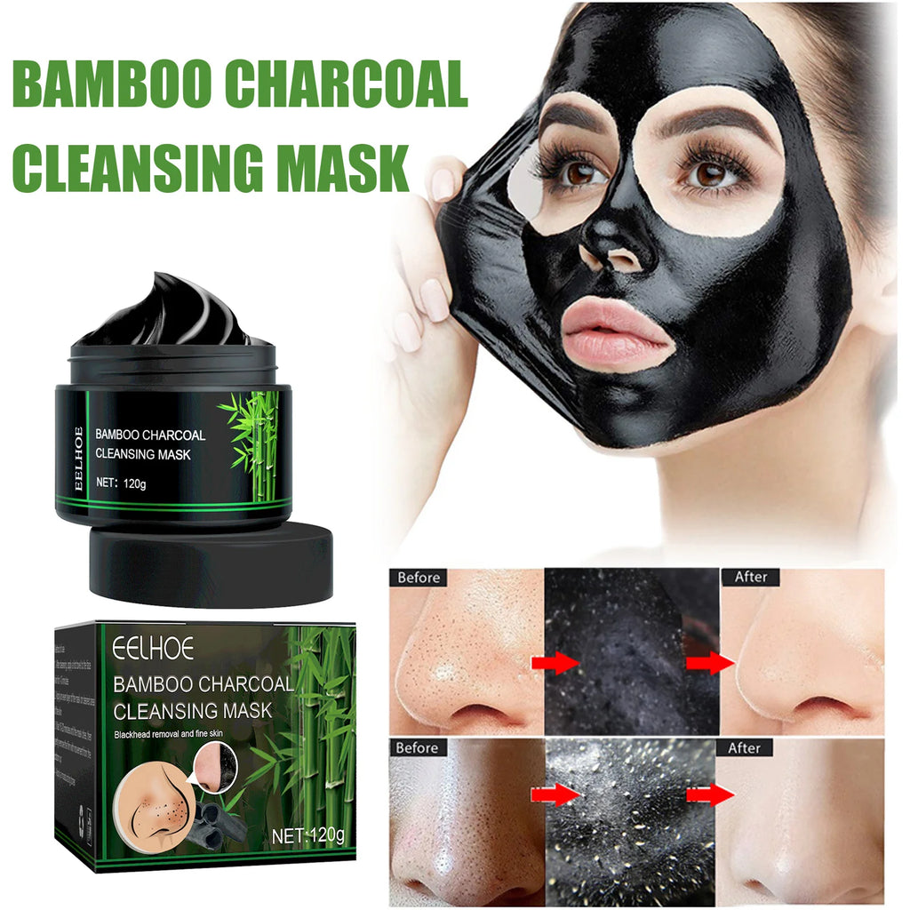 Eelhoe Bamboo Charcoal Peel-Off Mask | Deep Cleanse 120g Peel-Off Face Mask QXL