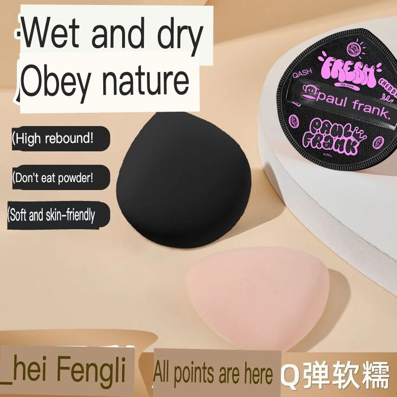 Dual-Use Cosmetic Sponge Puff | Wet & Dry Foundation Applicator Makeup Sponge Puff QXL