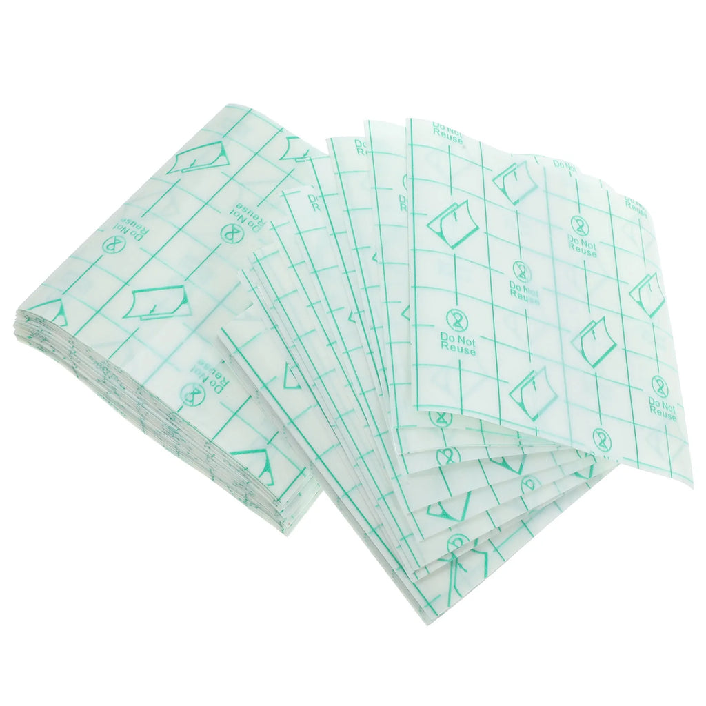100-Pack Adhesive Makeup Hand Palettes | Foundation Mixing Makeup Mixing Palette QXL