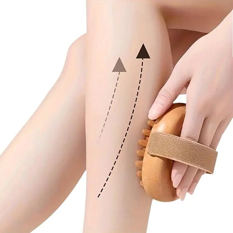 Body Meridian Massage Brush | Home & Salon Wellness Tool Body Massage Brush QXL
