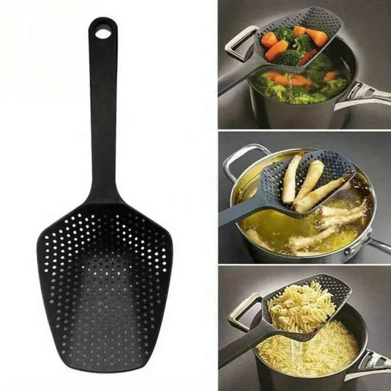 Heavy-Duty Mesh Ice Scoop & Strainer | Plastic Ice Scoop Ice Scoop Strainer QXL