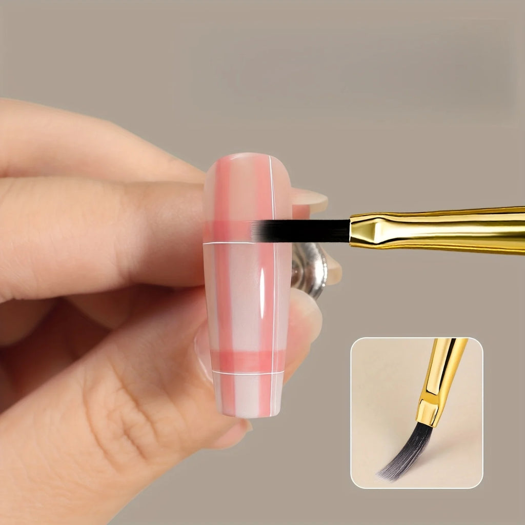 3-Piece Nail Art Liner Brush Set | Acrylic & Gel Painting Nail Art Brush Set QXL