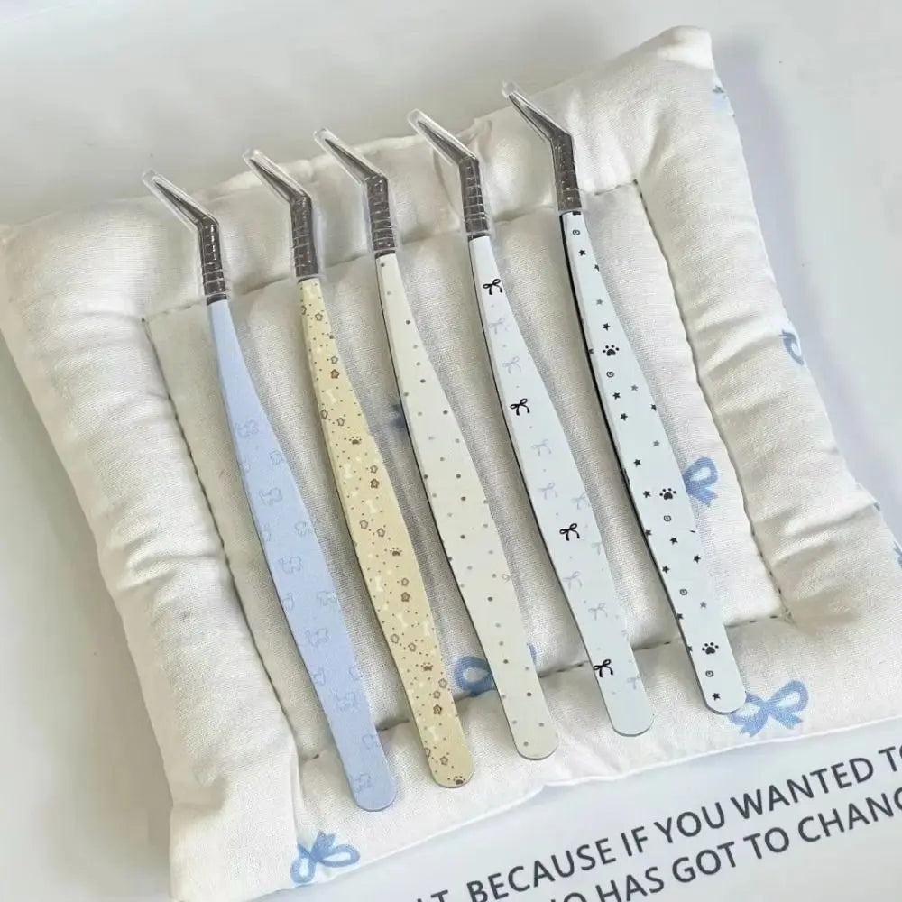 Cartoon Lash Extension Tweezers | Anti-Static Stainless Steel Lash Extension Tweezer QXL