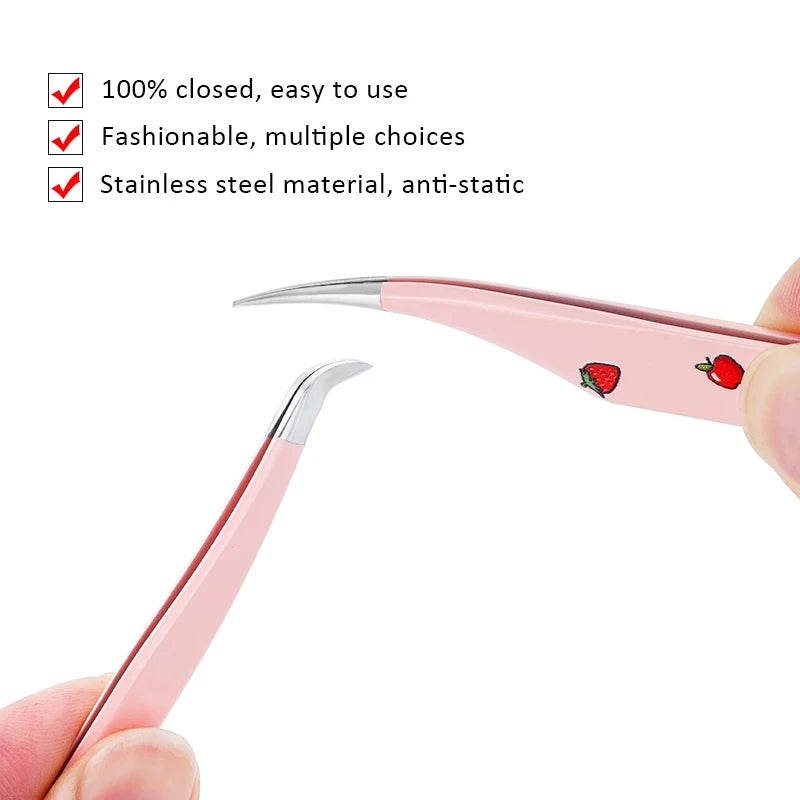 HMQ Precision Eyelash Extension Tweezers – 7 Styles Lash Extension Tweezers QXL