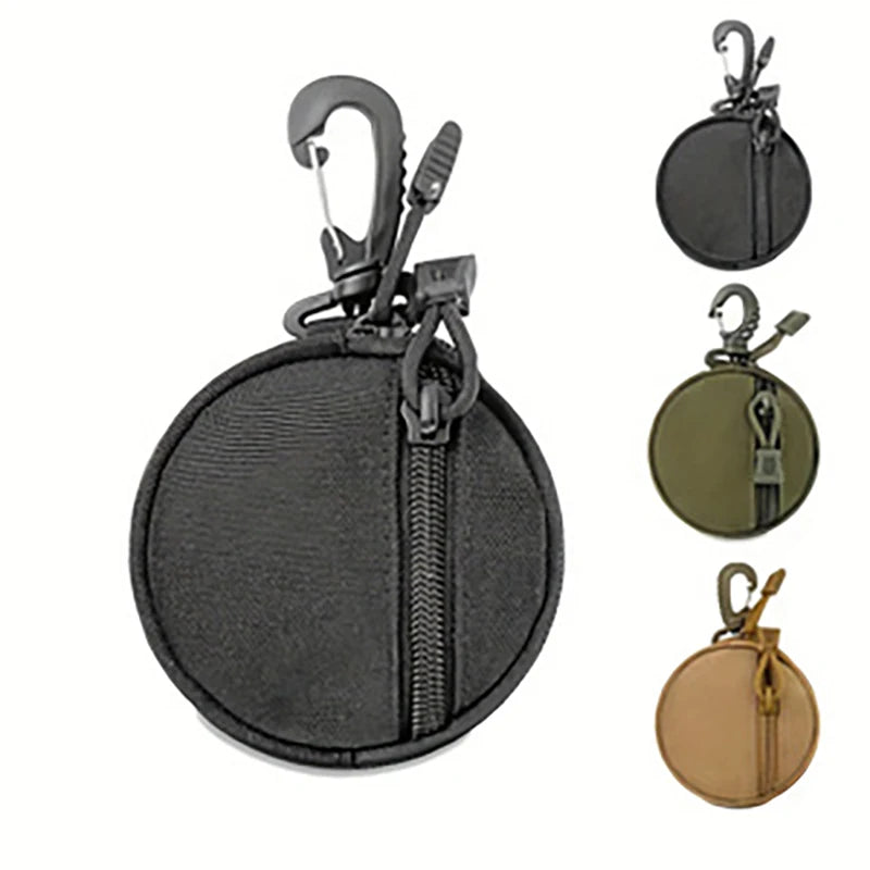 Outdoor Oxford Key Bag – Coin Purse & Earbud Pouch | Zipper Mini Carry Pouch QXL