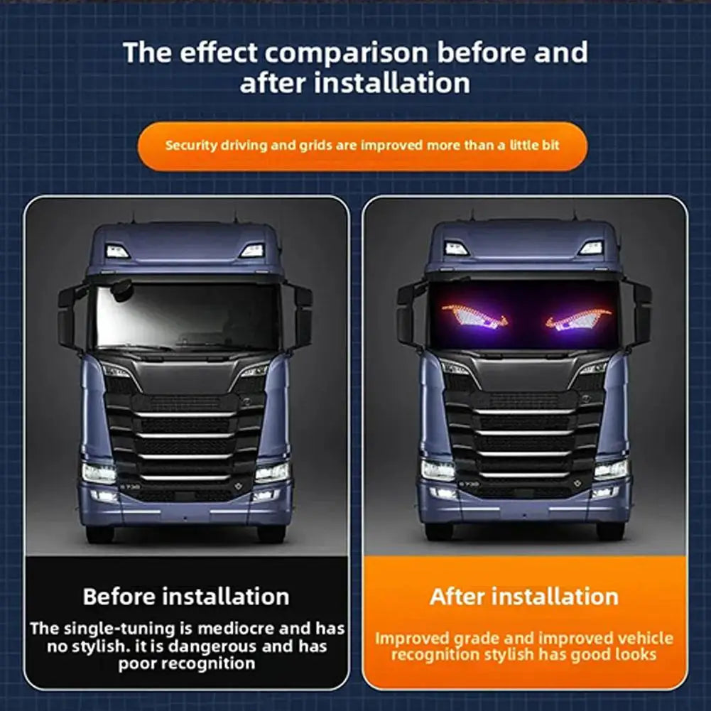 Car LED Demon Eye Light Strip | USB Decorative Car Light Car LED Light Strip QXL