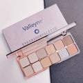 12-Color Earth Tone Eyeshadow Palette | Shimmer & Matte Eyeshadow Palette QXL 01