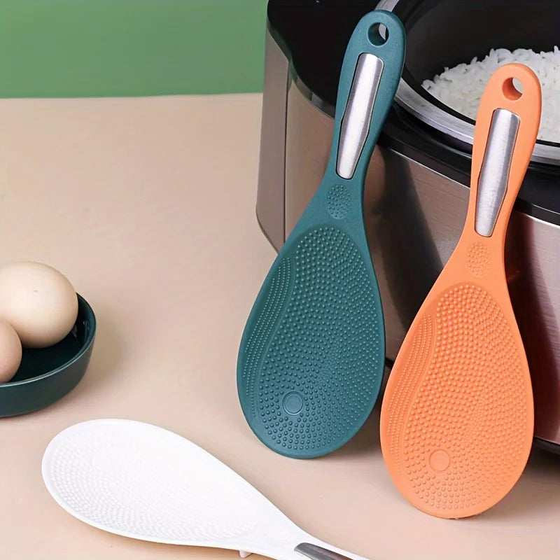 Non-Stick Plastic Rice Paddle & Spoon for Rice Cookers Rice Paddle Spoon QXL