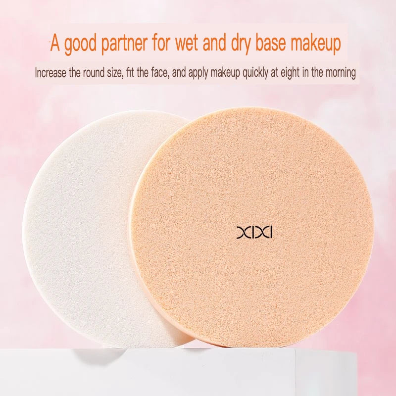 XIXI Round Powder Puff | Wet & Dry Makeup Sponge Makeup Powder Puff QXL