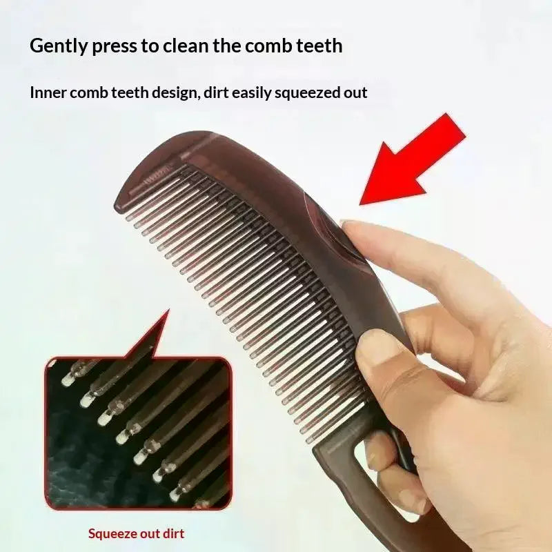 Scalp Massage Comb | Hollow Tooth Dandruff Removal Hairbrush Scalp Massage Comb QXL
