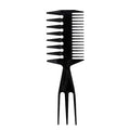 Double-Sided Anti-Static Hair Detangling Comb & Styling Brush Hair Detangling Comb QXL Black