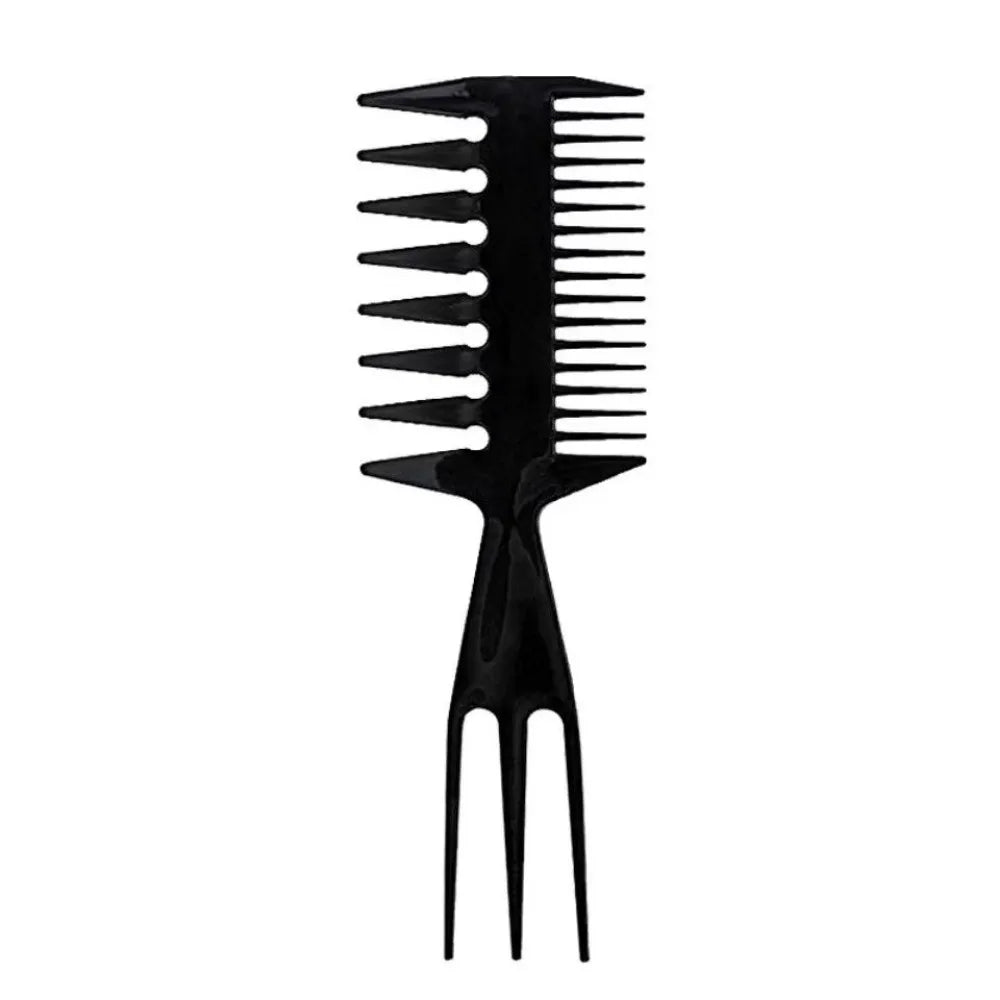 Double-Sided Anti-Static Hair Detangling Comb & Styling Brush Hair Detangling Comb QXL Black