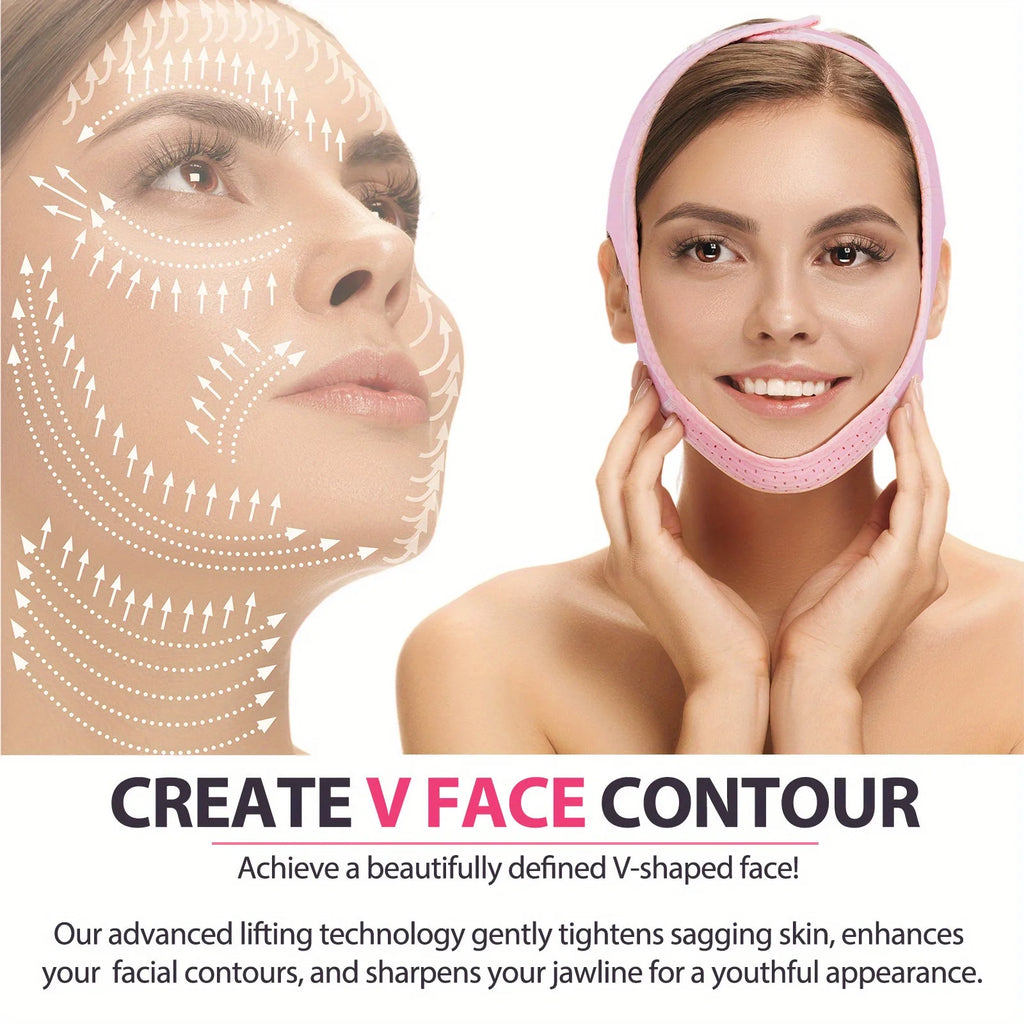 V-Line Face Lifting Strap | Chin Firming & Contouring Mask Face Lifting Strap QXL
