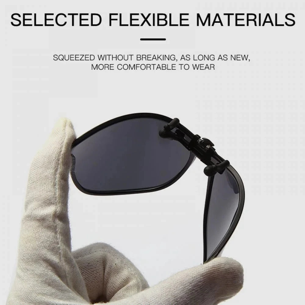 TR Polarized Clip-On Sunglasses UV400 Anti-Glare | 8 Colors Clip-On Sunglasses QXL