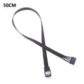 Motherboard 9-Pin Front Panel Extension Cable 20/30/50cm PC Header Extension Cable QXL 50cm