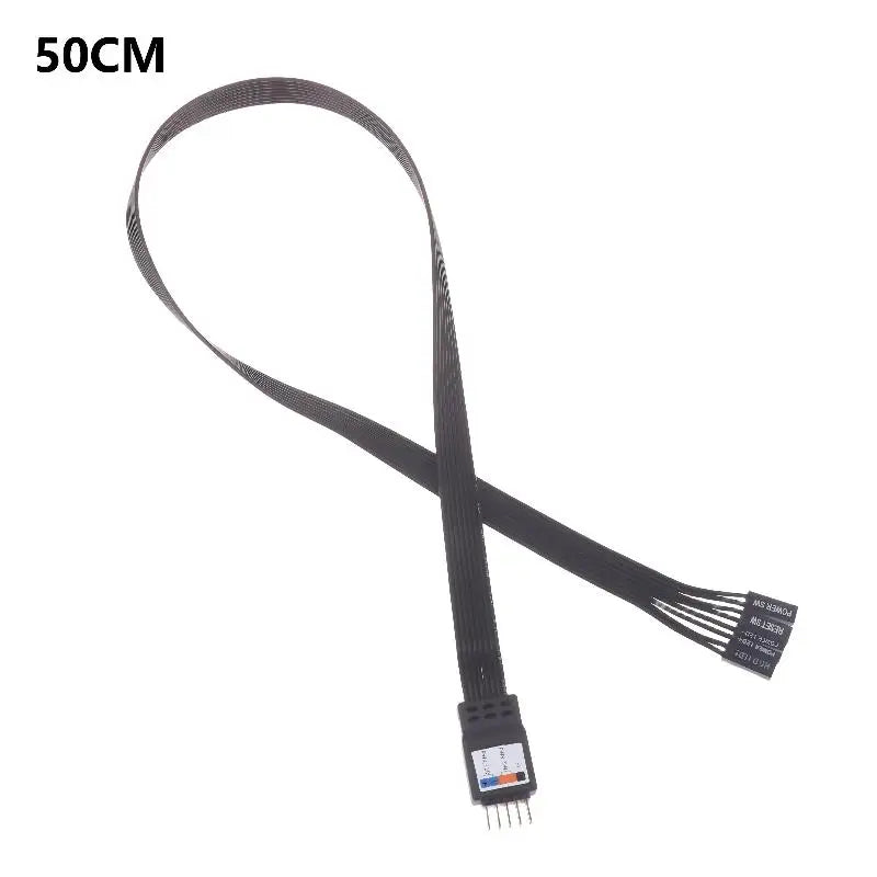 Motherboard 9-Pin Front Panel Extension Cable 20/30/50cm PC Header Extension Cable QXL 50cm