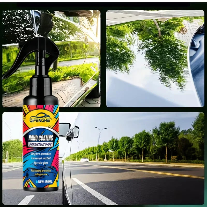 Nano Ceramic Coating Spray | Mirror Gloss Car Paint Protection Ceramic Coating Spray QXL