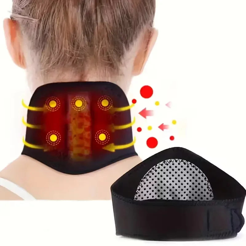 Self-Heating Magnetic Neck Brace | Cervical Support & Warmth Neck Support Brace QXL
