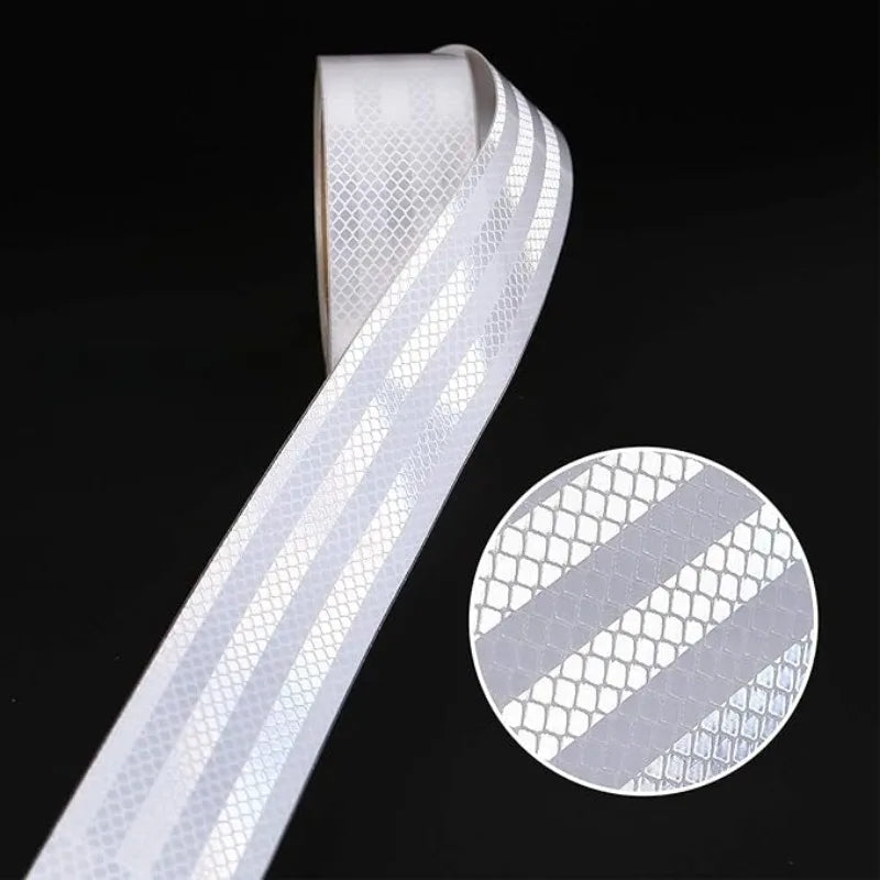 Reflective Safety Tape 10M×5cm | Car Truck Bike Strip Sticker Reflective Safety Tape QXL