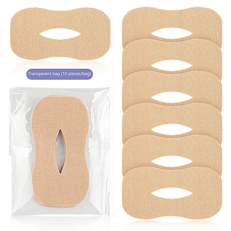 O-Shaped Mouth Breathing Tape | Better Sleep 10/30 Pcs Sleep Breathing Tape QXL 10Pcs Nude