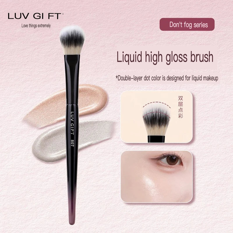 Double-Layer Liquid Highlight Brush 807 | Facial Brightening Highlight Makeup Brush QXL