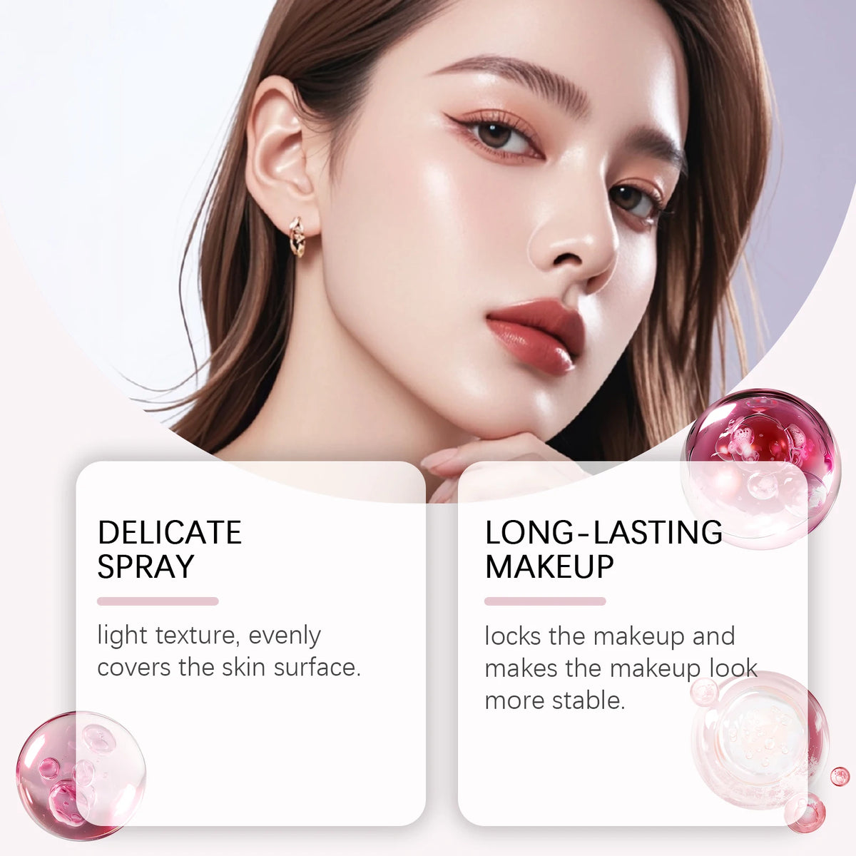 Matte Setting Spray – Oil Control, Anti-Transfer & Hydrating 75ml Makeup Setting Spray QXL
