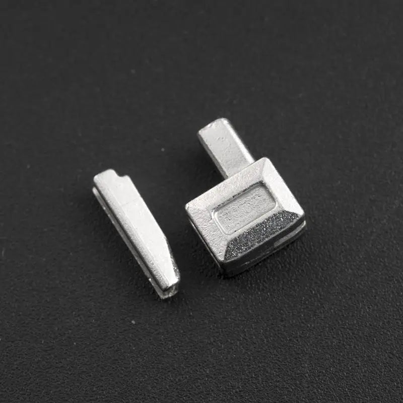 10-Set Metal Zipper Stopper Repair Kit | Open End Bottom Fix Zipper Repair Kit QXL
