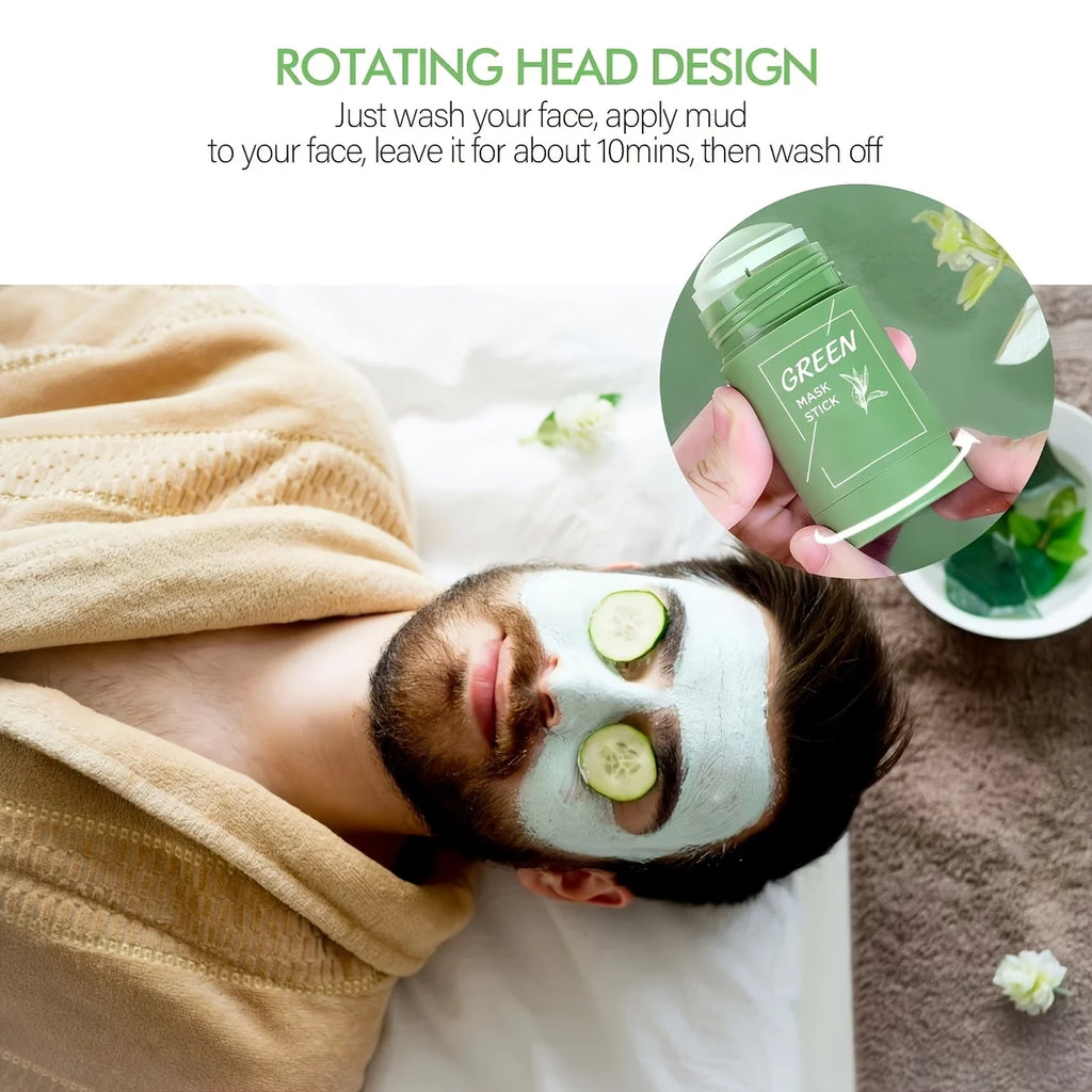 Green Tea Cleansing Mud Mask – Pore Care & Moisture 40g Cleansing Face Mask QXL