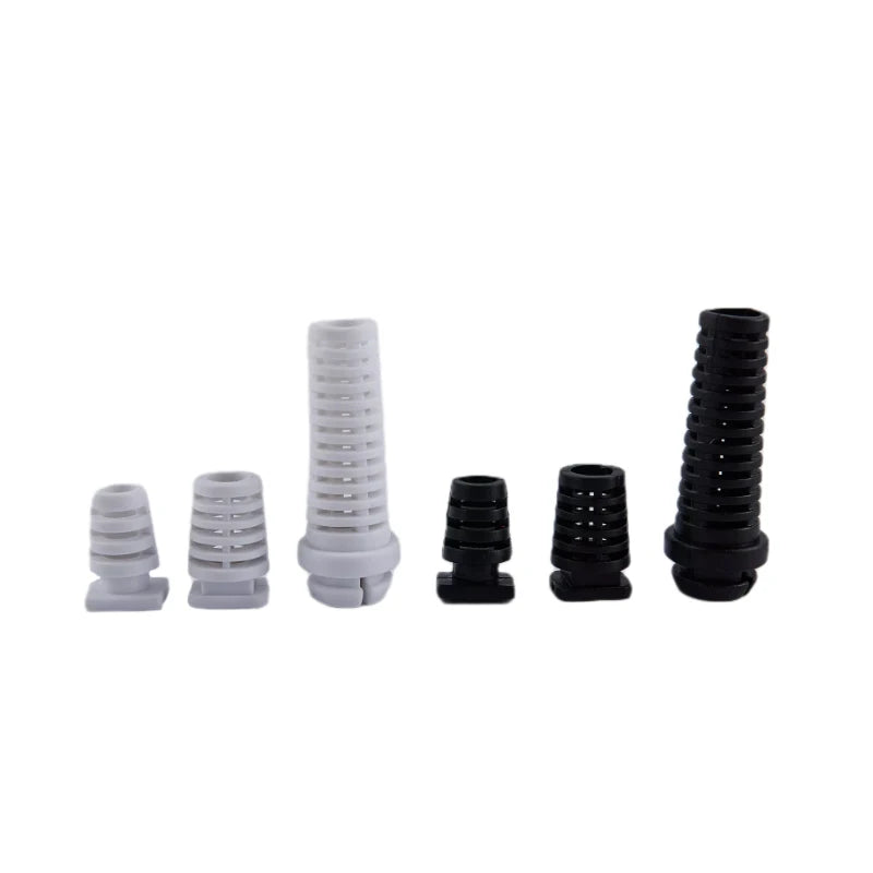 10-Pack Rubber Strain Relief Cord Boot Protectors 4.6–6mm Cord Boot Protector QXL