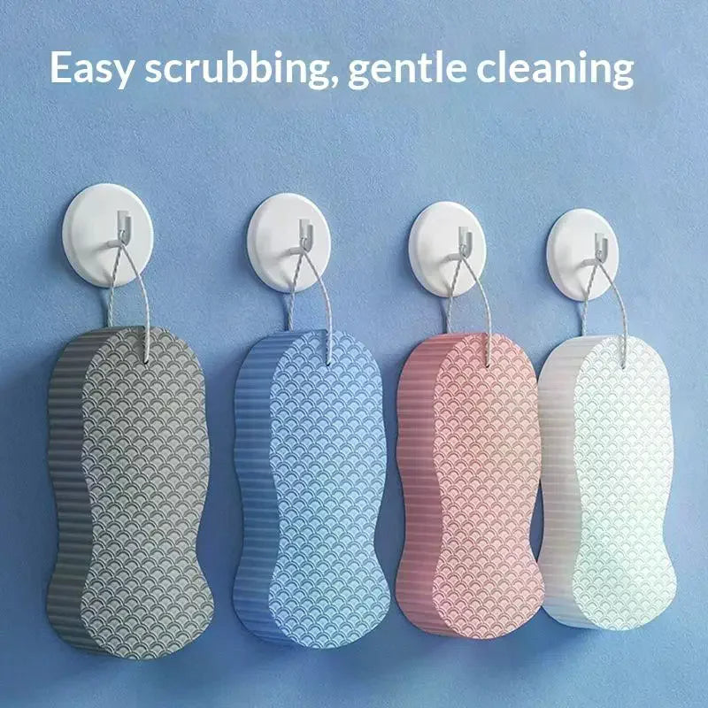 Super Soft Exfoliating Bath Sponge with Hanging Rope Exfoliating Bath Sponge QXL