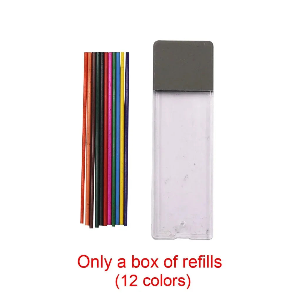 Tailor's Chalk Marker Pencil & 20 Color Refills | Sewing Kit Tailor's Chalk Marker QXL