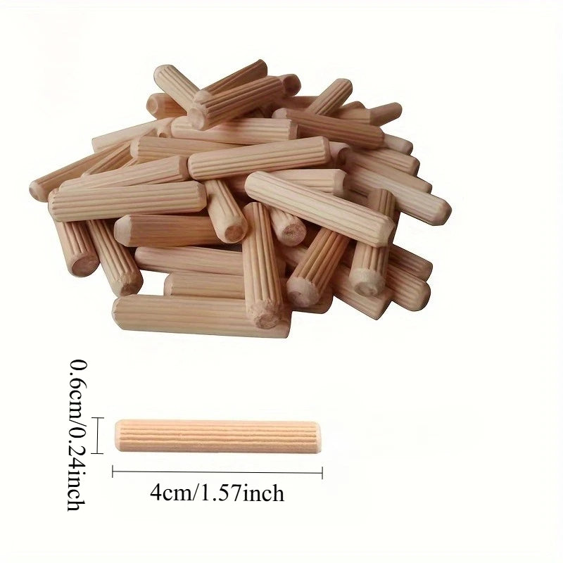 Wooden Dowel Pins for Furniture & Woodworking Projects Wooden Dowel Pins QXL