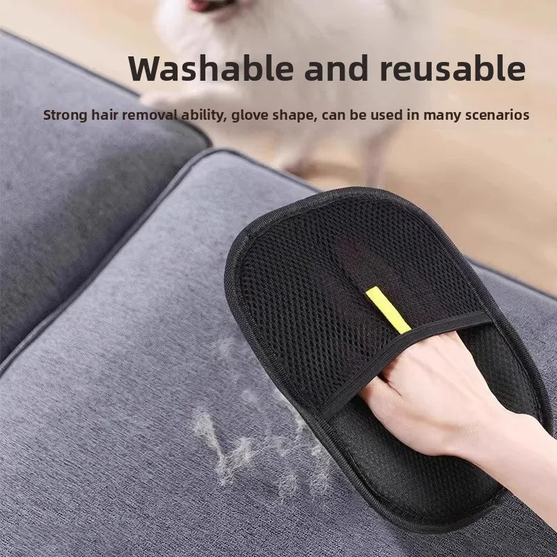 Pet Grooming Glove | Static Deshedding Brush & Hair Remover Pet Grooming Glove QXL