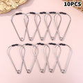 Metal Finger Acupressure Clips | Hand Meridian Massager Set Acupressure Massage Clip QXL A10PCS