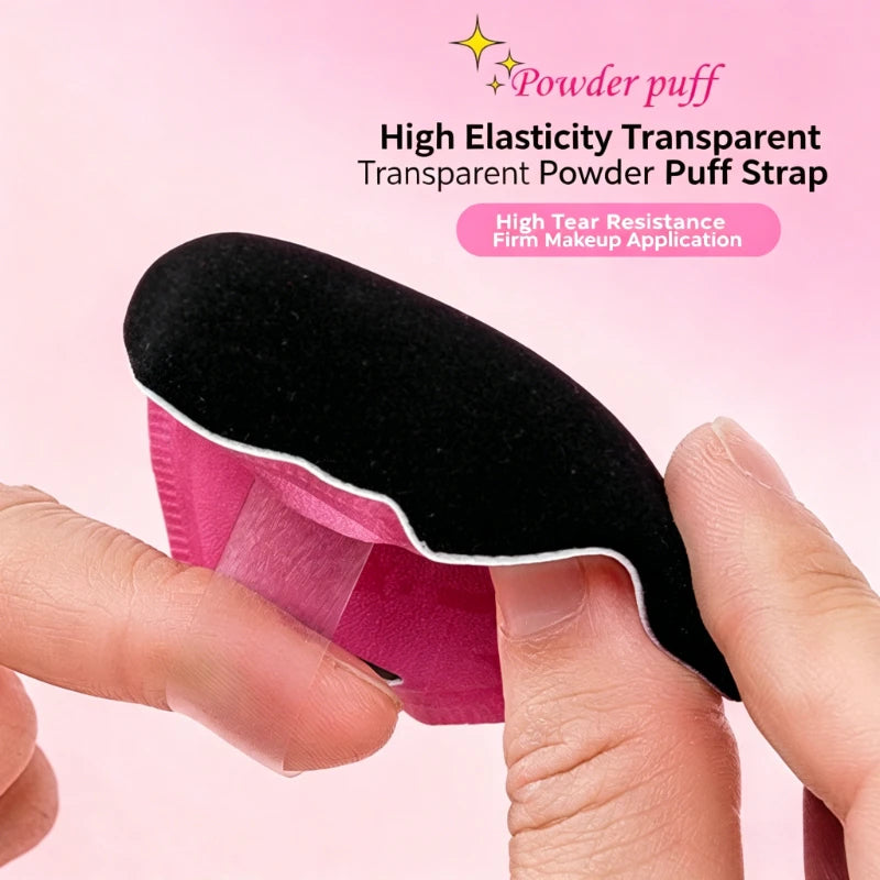 Pink Velvet Triangle Powder Puff | Wet & Dry Makeup Sponge Makeup Powder Puff QXL