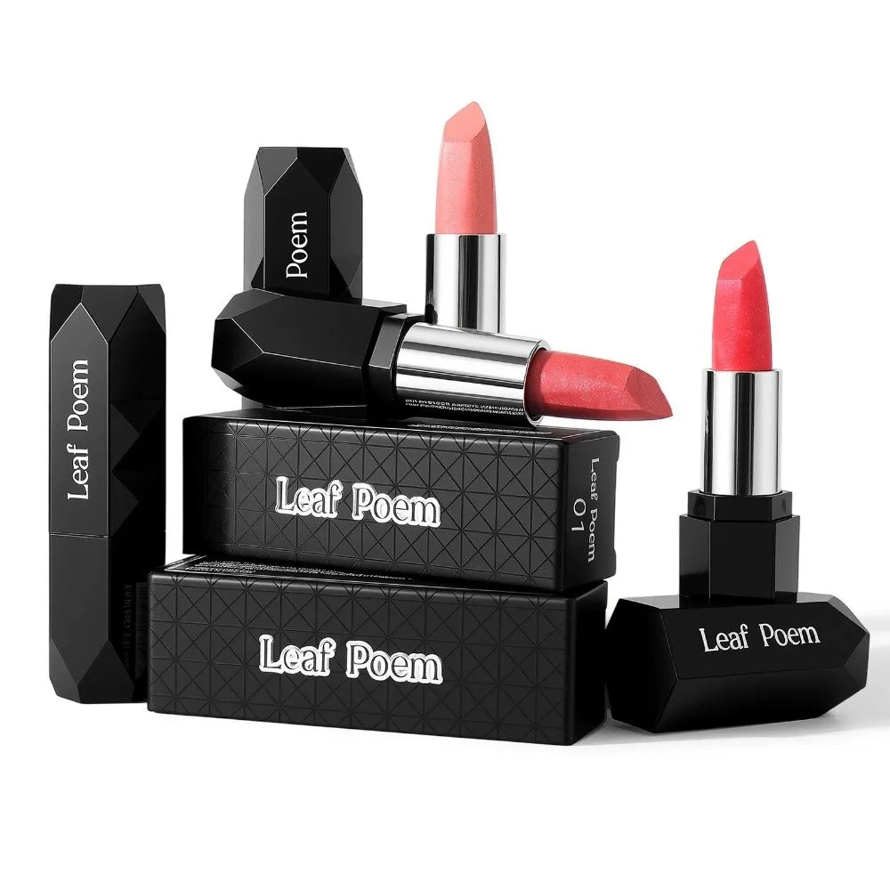 Glitter Pearlescent Metallic Lipstick | Matte Long-Lasting Lip Glaze Metallic Lip Glaze QXL