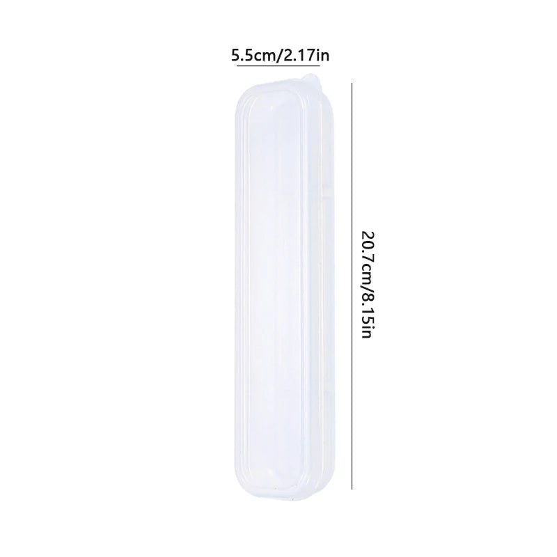 Transparent Makeup Brush Holder & Cosmetic Organizer with Lid Cosmetic Brush Organizer QXL