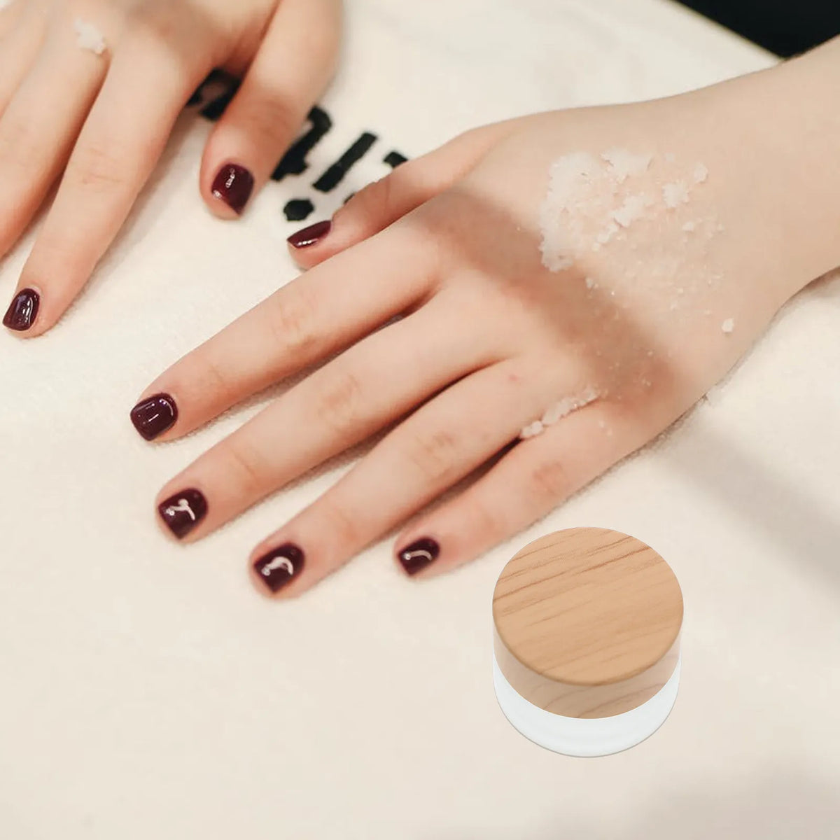 Glass Nail Art Cup with Lid | Manicure Liquid Mixing Container Nail Art Cup QXL
