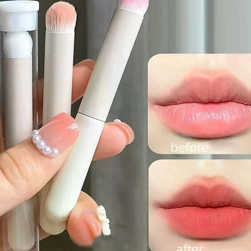 Mini Round-Head Lip Brush | Portable Multifunction Makeup Tool Lip Makeup Brush QXL