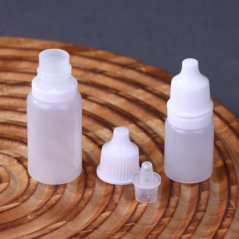 10-Pack Refillable Plastic Dropper Bottles 3–50ml Refillable Dropper Bottles QXL
