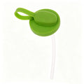 Silicone Soda Can Cover with Straw Hole | Reusable Lid Beverage Can Lid QXL GREEN-1PCS