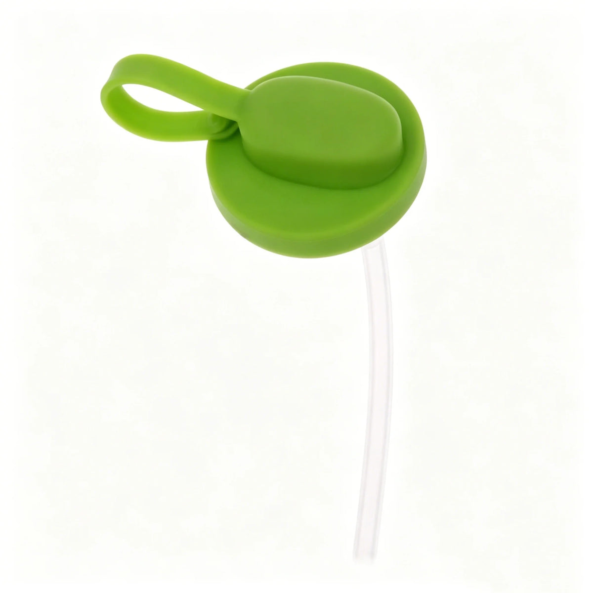 Silicone Soda Can Cover with Straw Hole | Reusable Lid Beverage Can Lid QXL GREEN-1PCS