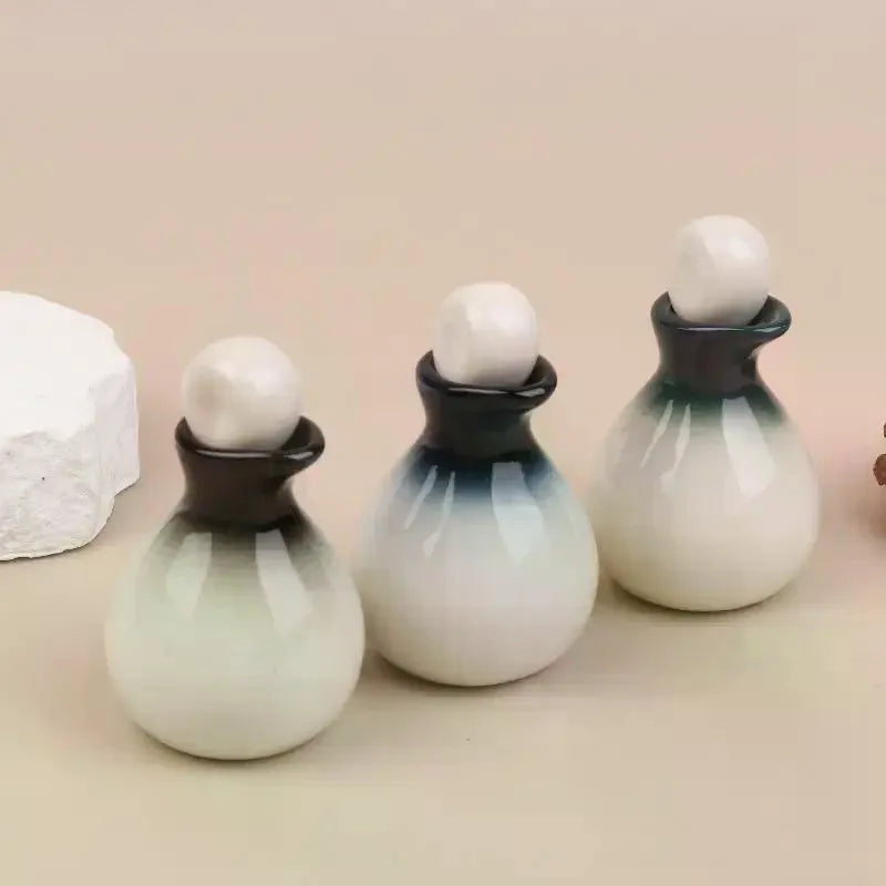 60ml Ceramic Essential Oil Bottle | Aromatherapy Jar Ceramic Essential Oil Bottle QXL