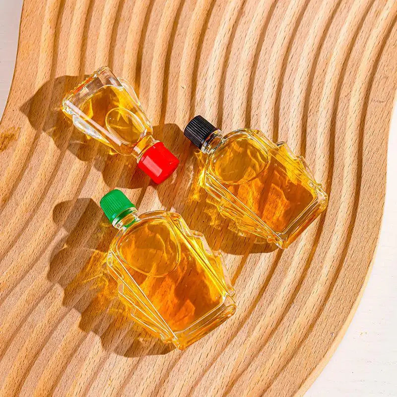 Mini Glass Vials 3ml–12ml | Leakproof Travel Oil Bottles Glass Travel Vials QXL