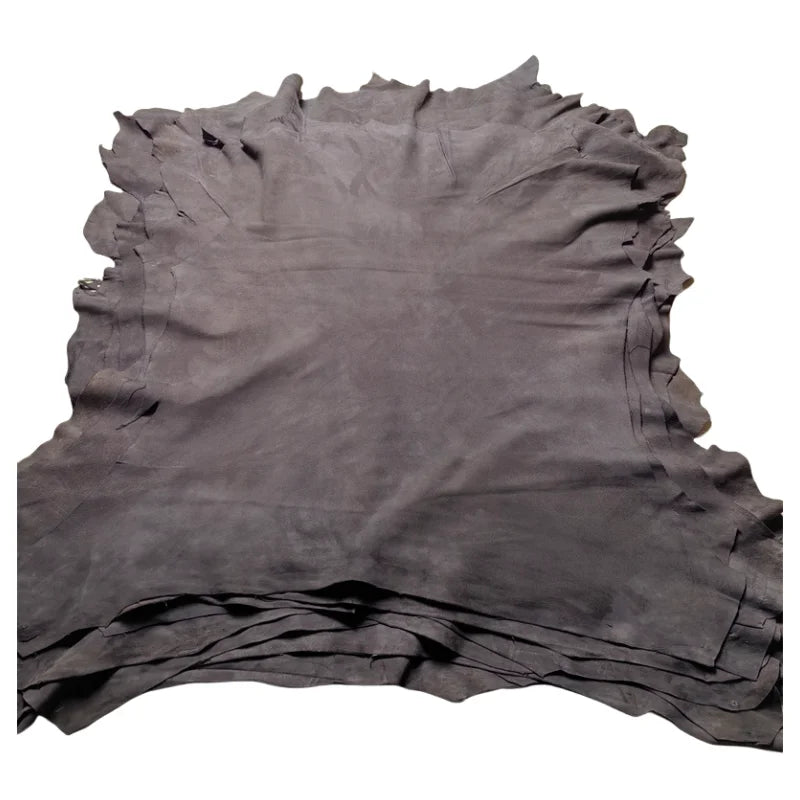 Ultra-Thin Sheepskin Leather Fabric 0.5–0.8mm Brown DIY Sheepskin Leather Fabric QXL