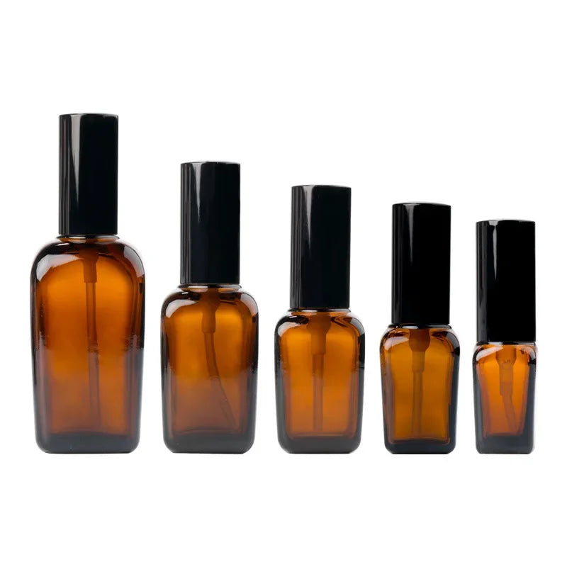 Brown Glass Perfume Spray Bottle 10–100ml | Refillable Atomizer Perfume Spray Bottle QXL