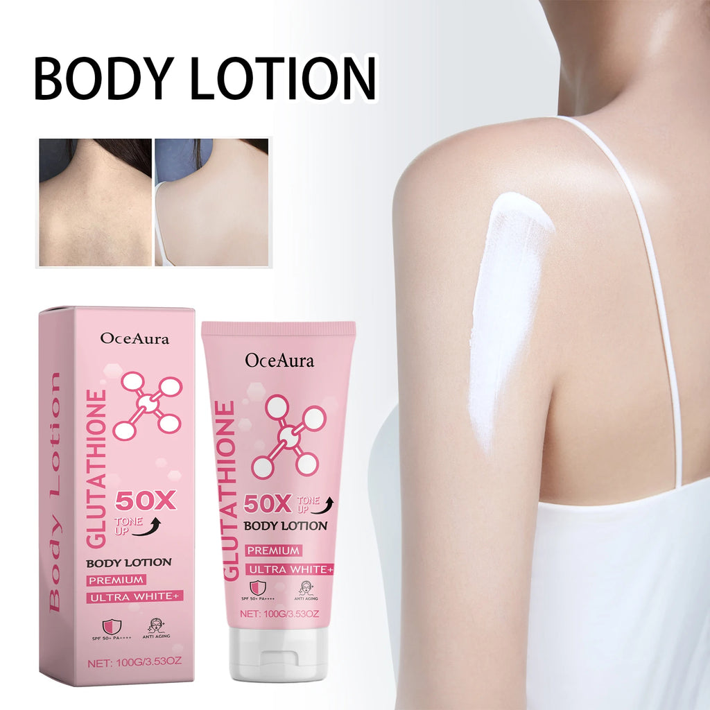 OceAura Glutathione Brightening Body Cream | Even Skin Tone Brightening Body Cream QXL