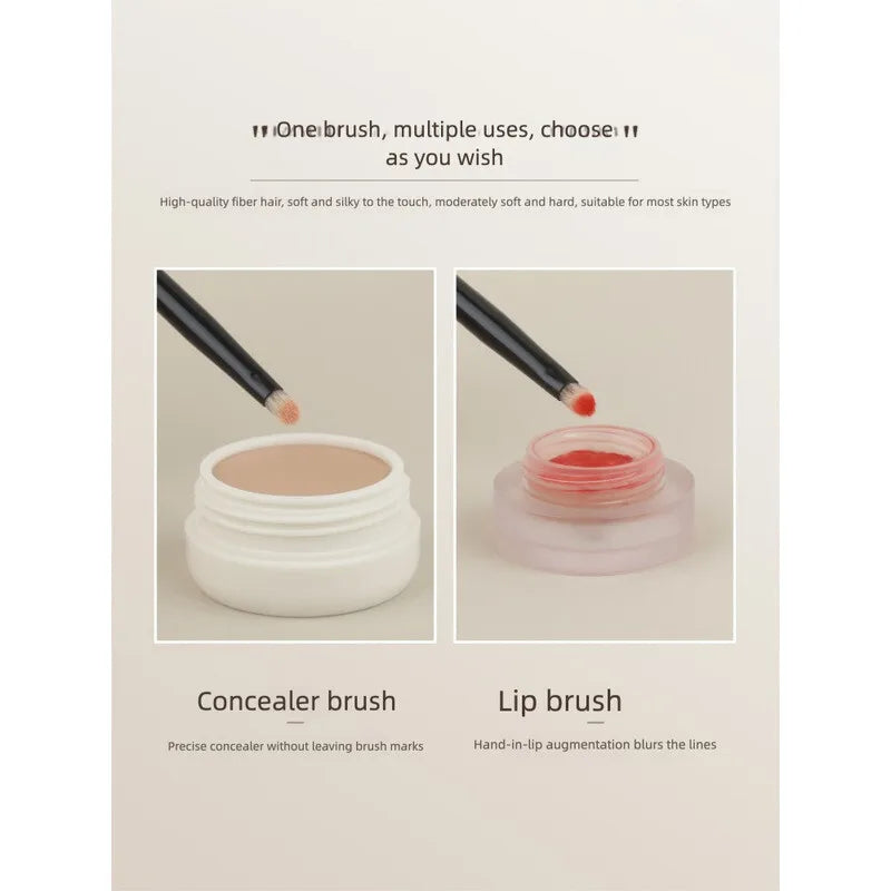 L58 Slope Concealer & Lip Brush | Flat Head Makeup Brush Concealer Lip Brush QXL